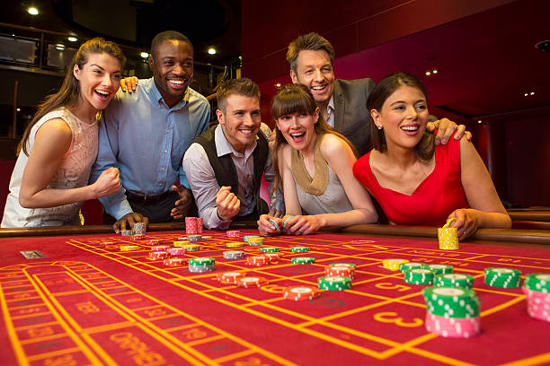 Live casino dealer table with multiple camera angles